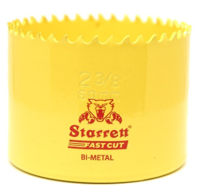 Fast Cut Holesaw Cutter 60mm – Bi-Metal Hole Saw for Large Cable & Pipe Openings in Sheet Materials